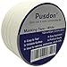 Pusdon Masking Tape White 5 Rolls, 1 Pack, Each Roll 1/2-Inch x 60 Yards, Ideal for Label Office Arts Crafts School Use