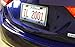 Custom Accessories 92560 Black Elite Metal License Plate Frame with Caps