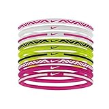 Nike Elastic Hairband, Pack of 9 (Black/White)
