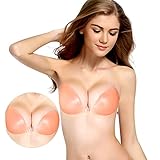 Strapless Self Adhesive Silicone Invisible Push-up Bra a cup