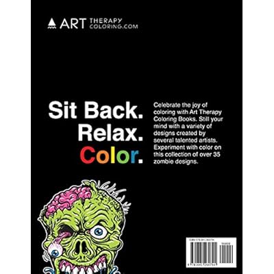 Download Buy Zombie Coloring Book Black Background Midnight Edition Zombie Coloring Pages For Everyone Adults Teenagers Tweens Older Kids Boys Girls Practice For Stress Relief Relaxation Paperback Illustrated November 18