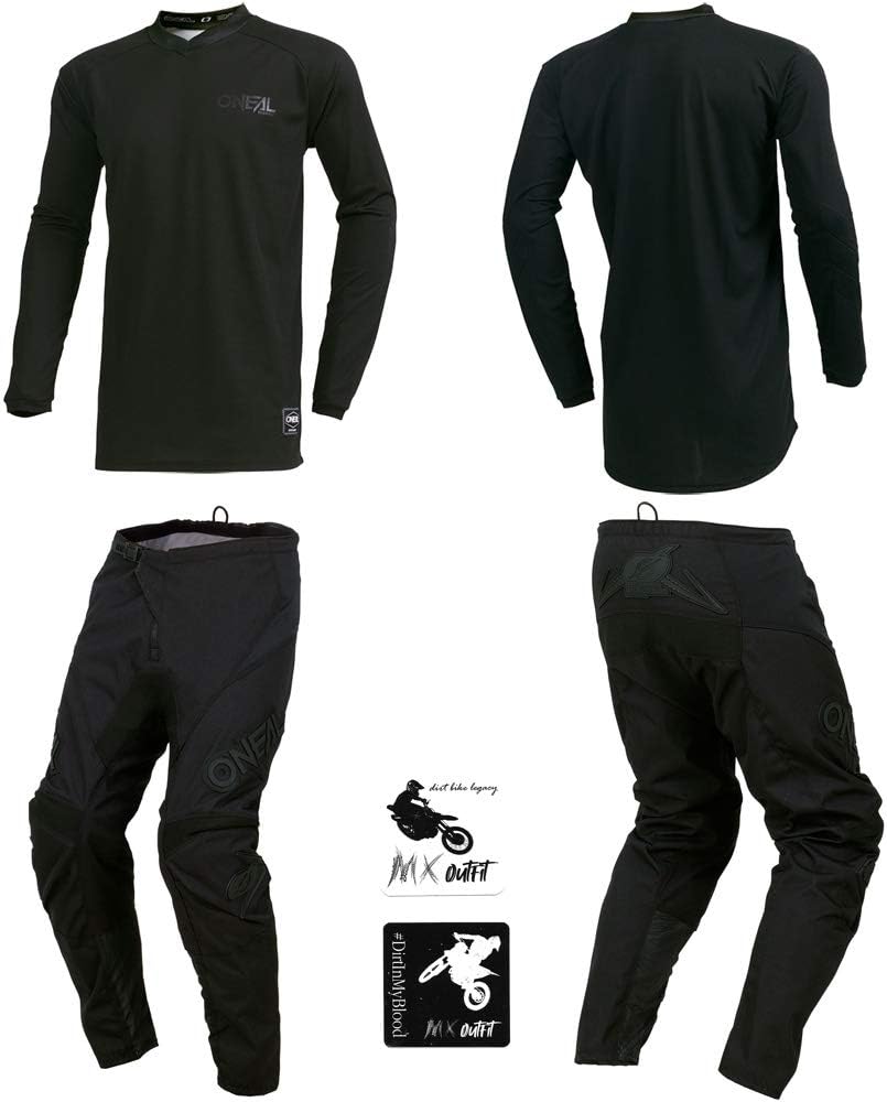 black motocross pants