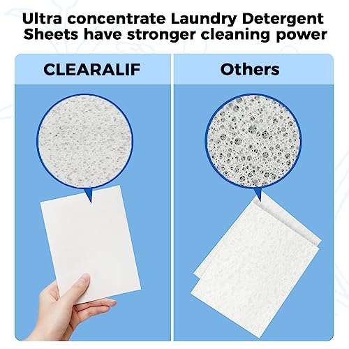 CROS Laundry Detergent Sheets Eco Washing Strips Fresh Linen Scent