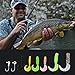 Artificial Fishing Baits Lure Soft Baits Suits Colorful Fishing Lure Simulation Fishing Accessory Set with Jig Lead Fishing Hooks Vivid Rubber Fishing Baits Piscator Zone Professional Fishing Tackles