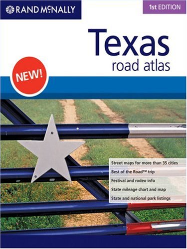 Rand McNally 1st  Edition Texas road atlas
