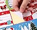 300 Pcs Christmas Tags Gift Labels Stickers-Santa/Snowman/Reindeer-for Present/Wrapping Paper Decorations