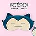 Pokemon Snorlax Sleeping Eye Mask/Pikachu Face Sleep Mask/Comfortable & Soft Eye Cover Sleep (Snorlax)