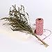 Red and White Twine, 328 Feet 100m Cotton Bakers Twine Perfect for Baking, Butchers, Crafts Wrapping