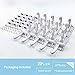 20 Pack Newest Kitchen Cabinet Locks Child Safety Baby Safety Cabinet Locks No Drilling Screws for Latches and Drawers, UPGRADED 3M Adhesives, Invisible Design White