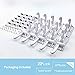 20 Pack Newest Kitchen Cabinet Locks Child Safety Baby Safety Cabinet Locks No Drilling Screws for Latches and Drawers, UPGRADED 3M Adhesives, Invisible Design Whitethumb 1