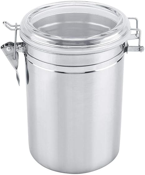 Amazon キャニスター ステンレス製 コーヒー貯蔵缶 茶缶 真空保存容器 コーヒー豆 砂糖 香辛料 収納瓶 蓋付き 密封容器 防湿保存缶 大容量 キッチン用品 全4サイズ Xl 1900ml 保存容器 キャニスター オンライン通販