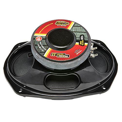 Audio Legion ME69B 6x9 400 Watt Midrange Speakers High Clarity and