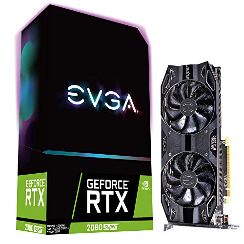 EVGA GeForce RTX 2080 Super Black Gaming, 08G-P4-3081-KR, 8GB GDDR6