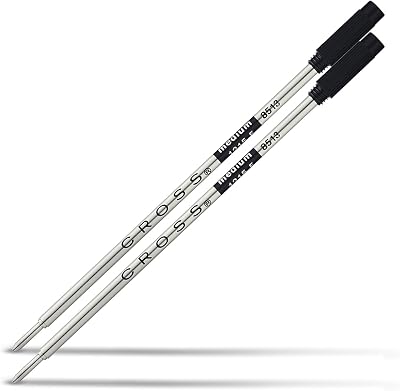 Cross Cross Ballpoint Refill Medium Black 8513-2 2 per Card Authentic