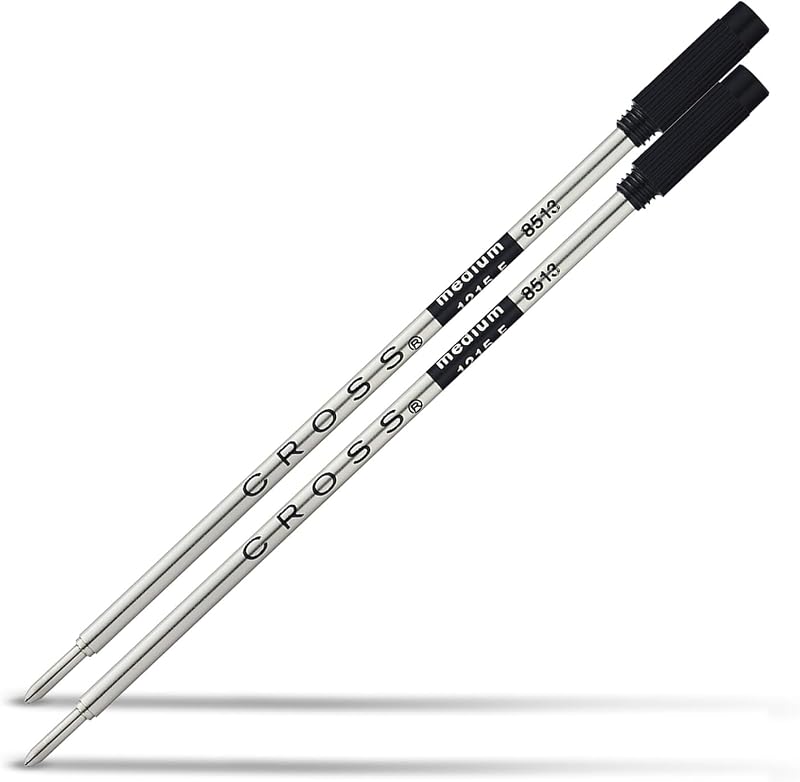 Cross Cross Ballpoint Refill Medium Black 8513-2 2 per Card Authentic