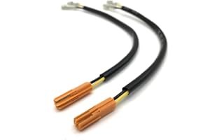 SPNUVR 2Pcs 22.5cm/8.86in Motorcycle Light Line Compatible With Honda CBR125R 600 650F JC34 CBR1000 Turn Signals Connector Semaphore Adapter Blinker Indicators Wire Plug (2Pcs)