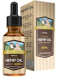 1000mg Hemp Oil Drops:: Potent, High-Quality Formula :: 100% Natural Ingredients :: Contains Omega 3 & 6 Fatty Acids:: 30 Day Supply : Sigmund & Djordis
