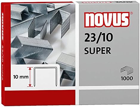Novus 23/10 - Caja de 1000 grapas: Amazon.es: Oficina y papelería
