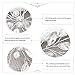 Barogirl Wedding Hair Pins Clips Set Bride Head Piece Bridal Crystal Hair Jewelry for Women and Girls 1 PC (Silver)