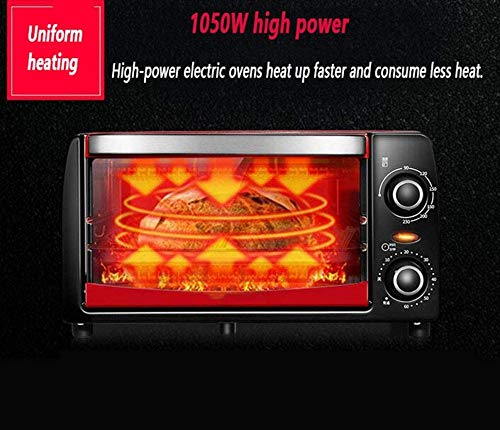 Convection Boodaster Oven Large Capacity 12L Multifunctionele Huishoudapparaat Bakbox 1050W Nauwkeurige 60 minuten… - Afbeelding 6