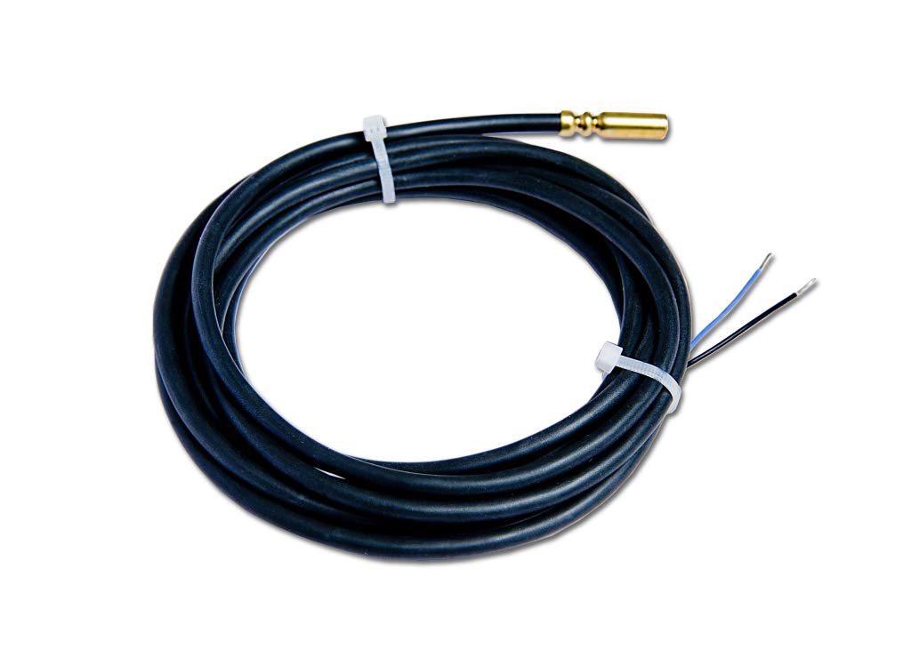 Temperature Sensor PT1000, Immersion Sensor, 2.0 m PVC Cable