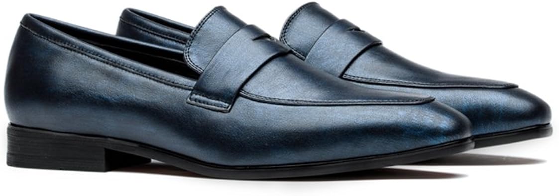 Amazon Opp メンズ ドレスシューズ ビジネスシューズ ローファー 本革 軽量 激安 Opp シューズ バッグ