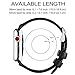 Fullmosa Compatible Apple Watch Band Leather 49mm 46mm 45mm 44mm 42mm 41mm 40mm 38mm for iWatch Ultra2/Ultra/SE/SE2/Series 10/9/8/7/6/5/4/3/2/1,42mm/44mm/45mm/46mm/49mm Lichi Black + silver buckle