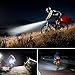 HODGSON Bike Lights 400 Lumens Bicycle Light Front and Back, USB Rechargeable Super Bright Headlight and Flashing Rear Light, IPX65 Waterproof, Easy to Install with All Accessories
