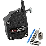 3D Printer Accessories, BCZAMD Upgrade BMG Extruder Cloned Btech Bowden Extruder Dual Drive Extruder 1.75mm for Tevo Tornado Wanhao D9 Creality CR10 Ender3 Anet E10, Black