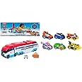 Paw Patrol, True Metal Classic Gift Pack of 6 Collectible DIE-CAST Vehicles, 1: 55 Scale, Launch’N Haul Paw Patroller, Transforming 2-in-1 Track Set for True Metal Die-Cast Vehicles