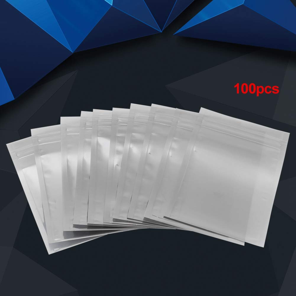Package Bag,100Pcs/Lot Plastic Antistatic Storage Package Bag Zip Lock Resealable Pouch for Electronic Components(8 * 12cm) - Image 5