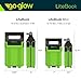 GoGlow LiteBook™ 30W Portable LED Light with 2nd Gen Upgraded Extended Lithium Battery, Portable Rechargeable Day Light White (5000-5500k) Work Light, Camping, Garage or Auto Repair, Emergency (Green)