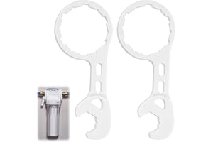 GIOKYI 2 Pcs Water Filter Housing Wrenches Compatible with GE Water Systems GXWH20S, GXWH20T, GXWH20F, GXWH04F, GXRM10RBL, GX1S01R Water Filter Housing for Removal of at-Home Filtration