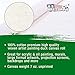 U.S. Art Supply 7-Ounce Unprimed Canvas Roll, 63
