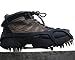 Universal Ice Snow Ground Antiskid Crampons Skating Antiskid Snow Shoe Spikes Grips Cleats (Black, L)