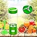 RUNNEPT Rechargeable Mini Portable Juicer Cup/Blender 500ml with Multiple Function of Juicer, Grinder and Mixer, BPA Free,Green