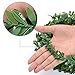 EBOOT 24.6 Yards Artificial Garland Foliage Green Leaves Fake Vine for Party DIY Headbands