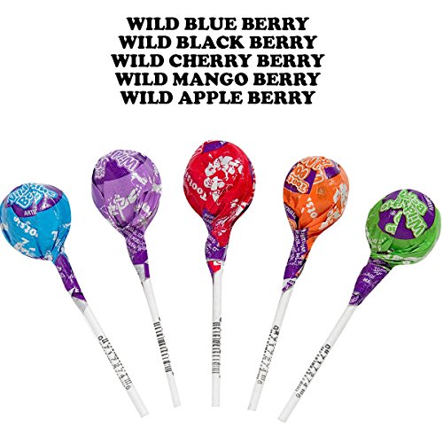 Tootsie Pops Assorted Wild Berry Flavors with Chocolatey Center, 3.75