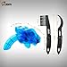 JBM Bike Chain Cleaner Bicycle Chain Cleaning Brush Tool (3 Pieces) Make Bicycle Chain Maintenance Easy Chain Brush Cleaner is Multi-purpose for Cycling Bikes Road Bikes Mountain Bikes MTB