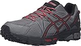 ASICS Men's Gel-Kahana 8 Trail Runner, Shark/Black/True Red, 13 M US