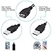 STKJHYDM USB 2.0 A Female to Dual USB Male Jack Y Splitter Data Charger Cord Extension Adapter Cable