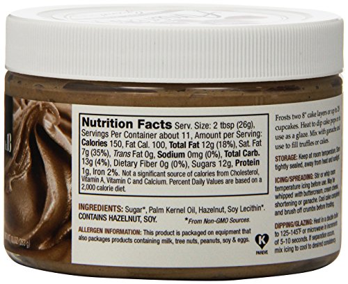 Amoretti Gourmet Icing, Hazelnut Praline, 10 Ounce