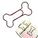 Creative Paperclips Cute Bone Shaped Paper Clamps for Office School, Assorted Color Pack of 100