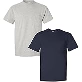 Gildan Men's DryBlend Workwear T-Shirts with Pocket, 2-Pack
