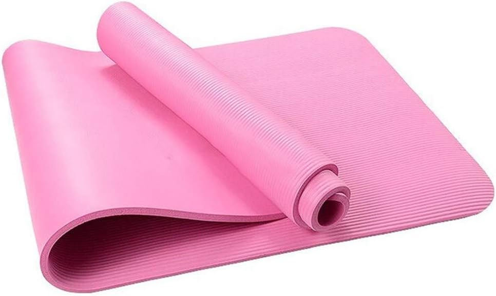 COLNER Thick Exercise Yoga Floor Mat Nbr 183 x55 x0.4cm Great for Camping Cardio Workouts Pilates Gymnastics with Carrying Strap