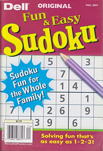 Dell Fun & Easy Sudoku Magazine Fall 2017 by (Single Issue Magazine)