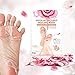 Rose Foot Mask, LuckyFine 1 Peeling Mask + 1 Nutritious Mask, Exfoliating Soft Feet Peel Mask, Remove Calluses & Dead Skin Cells, Rebirth of Soft Foot, Completely within 4-7 days for Gift