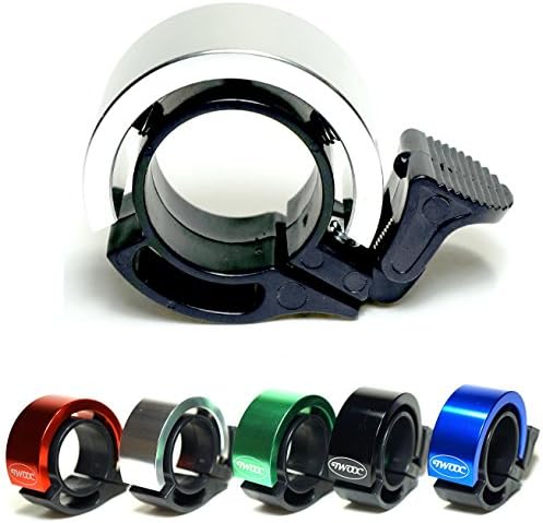 WW(Wishing Well) Bike Bell 【Q-bell】Stylish with Bright Sound (Silver)