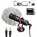 BOYA BY-MM1 Shotgun Video Microphone, Universal Compact On-Camera Mini Recording Mic, Directional Condenser for DSLR, Camcorder, iPhone, Android Smartphones, Mac, Tablet