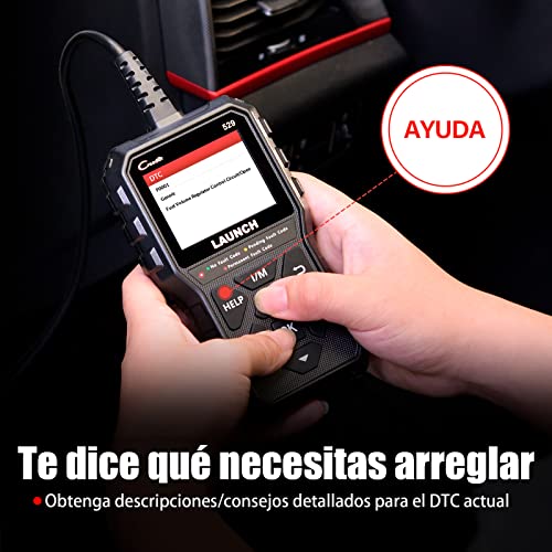 Launch - OBD2 Scanner CR529 Code Reader with Full OBD2 Function, One-Click I/M Readiness, Engine Light Off, Can Scan Tool, Car Diagnostic Tool